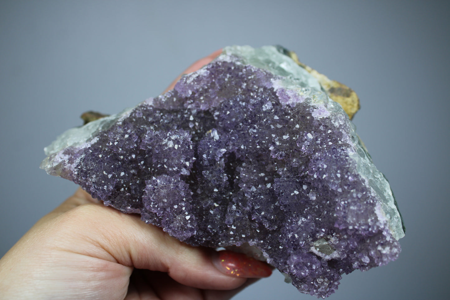 Sugar amethyst cluster