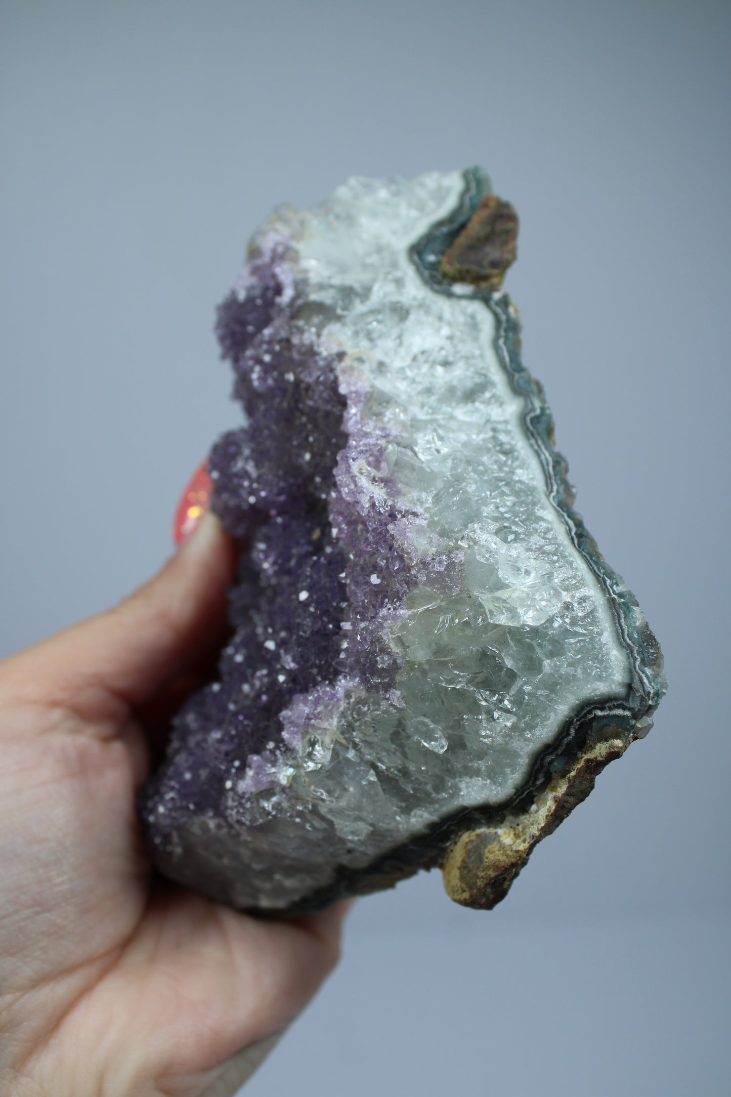 Sugar amethyst cluster