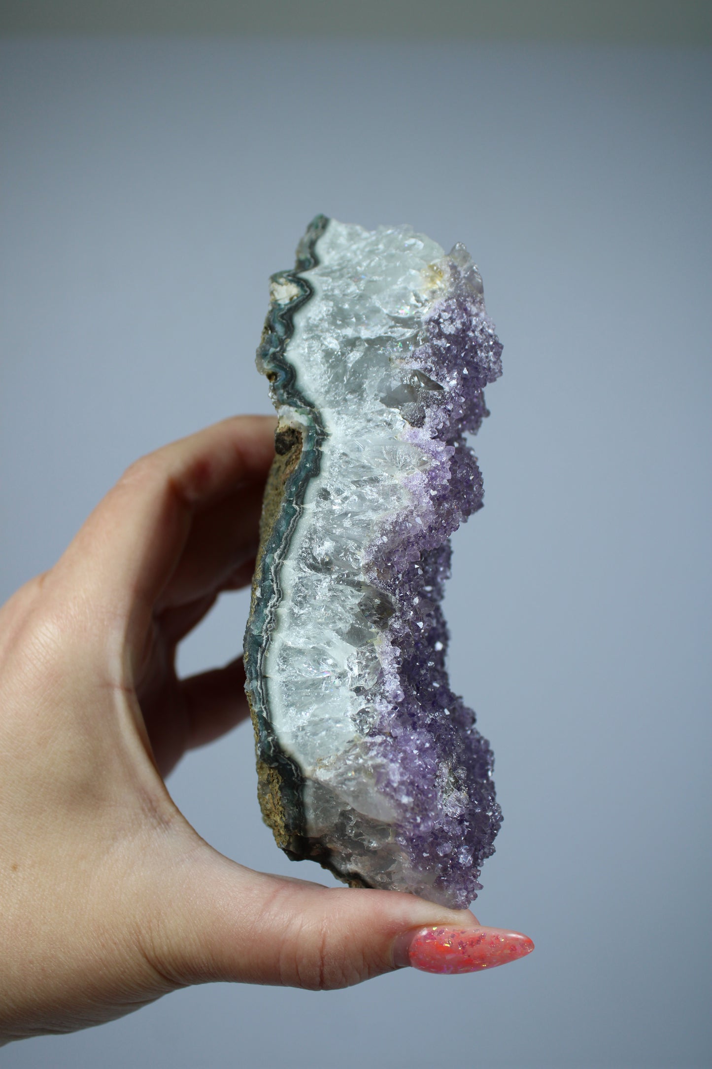 Sugar amethyst cluster