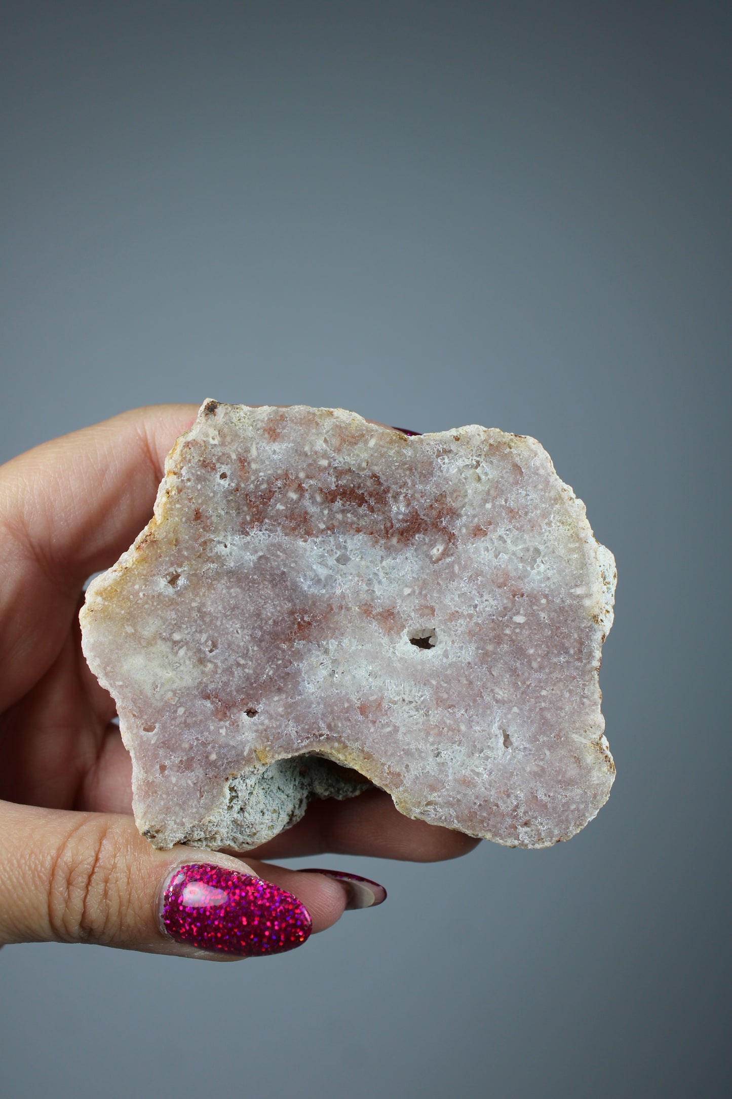 Roze amethist slab