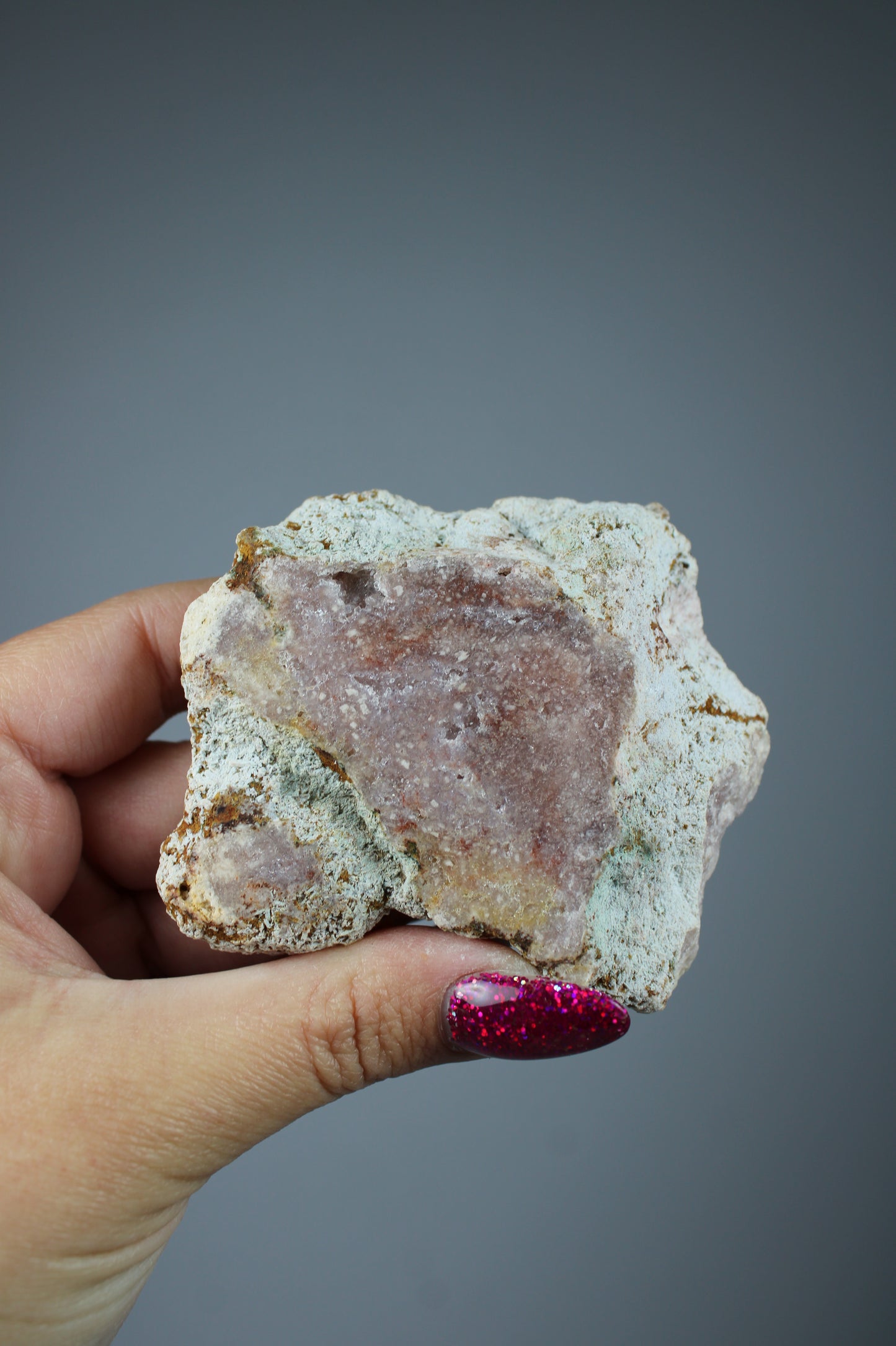 Roze amethist slab
