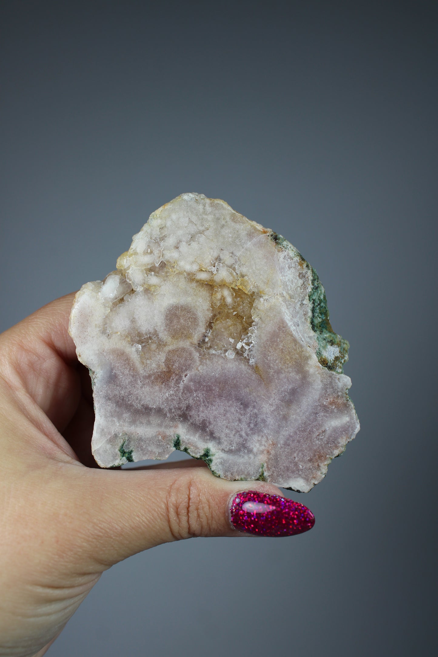 Roze amethist slab