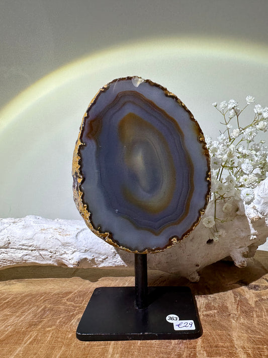 Agate on stand