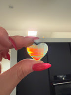 Iris agate heart