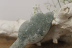 Regenboog amethist felgroen blaadje - Gemstone Dreams
