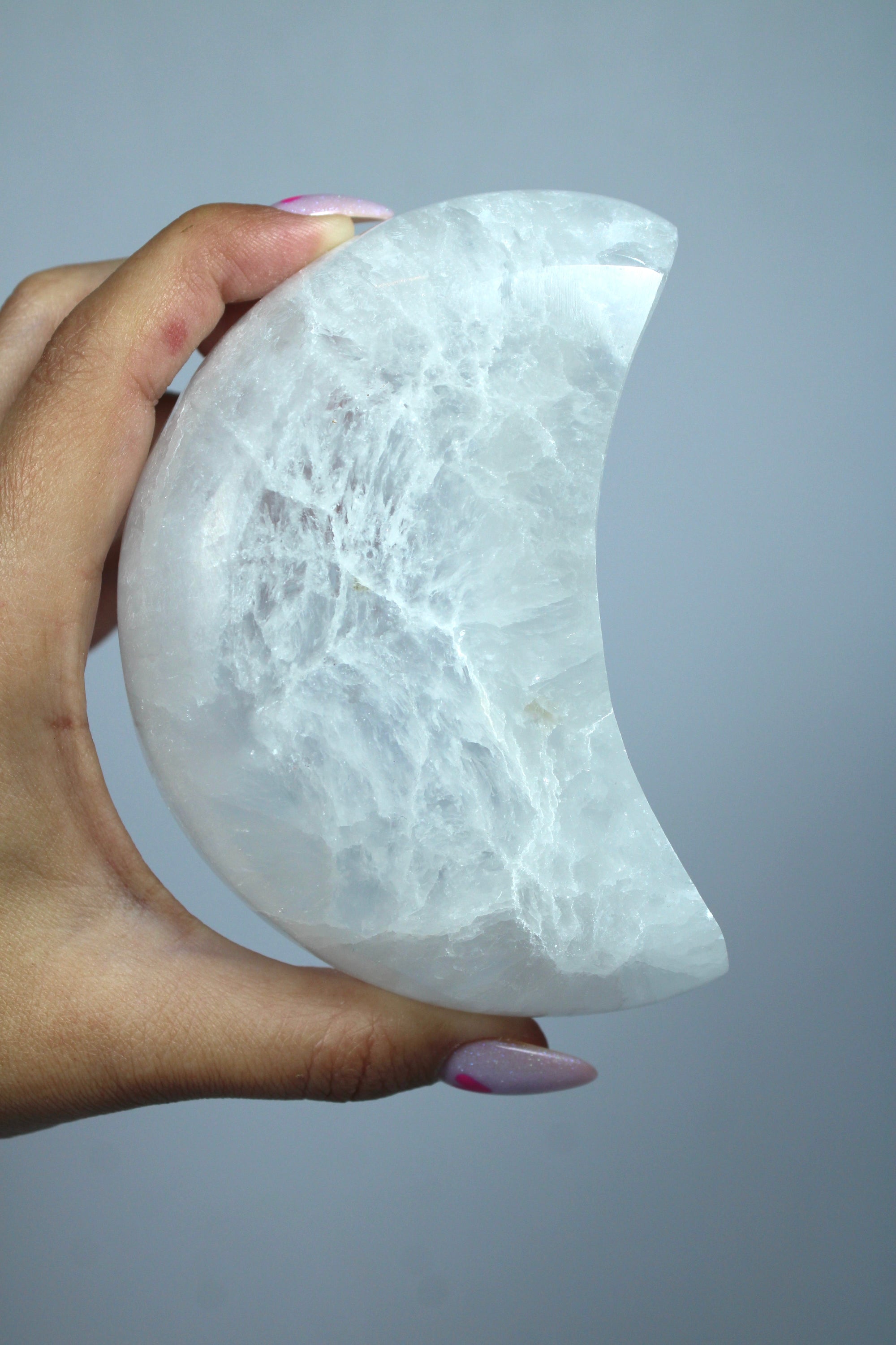 Selenite charging bowl flower