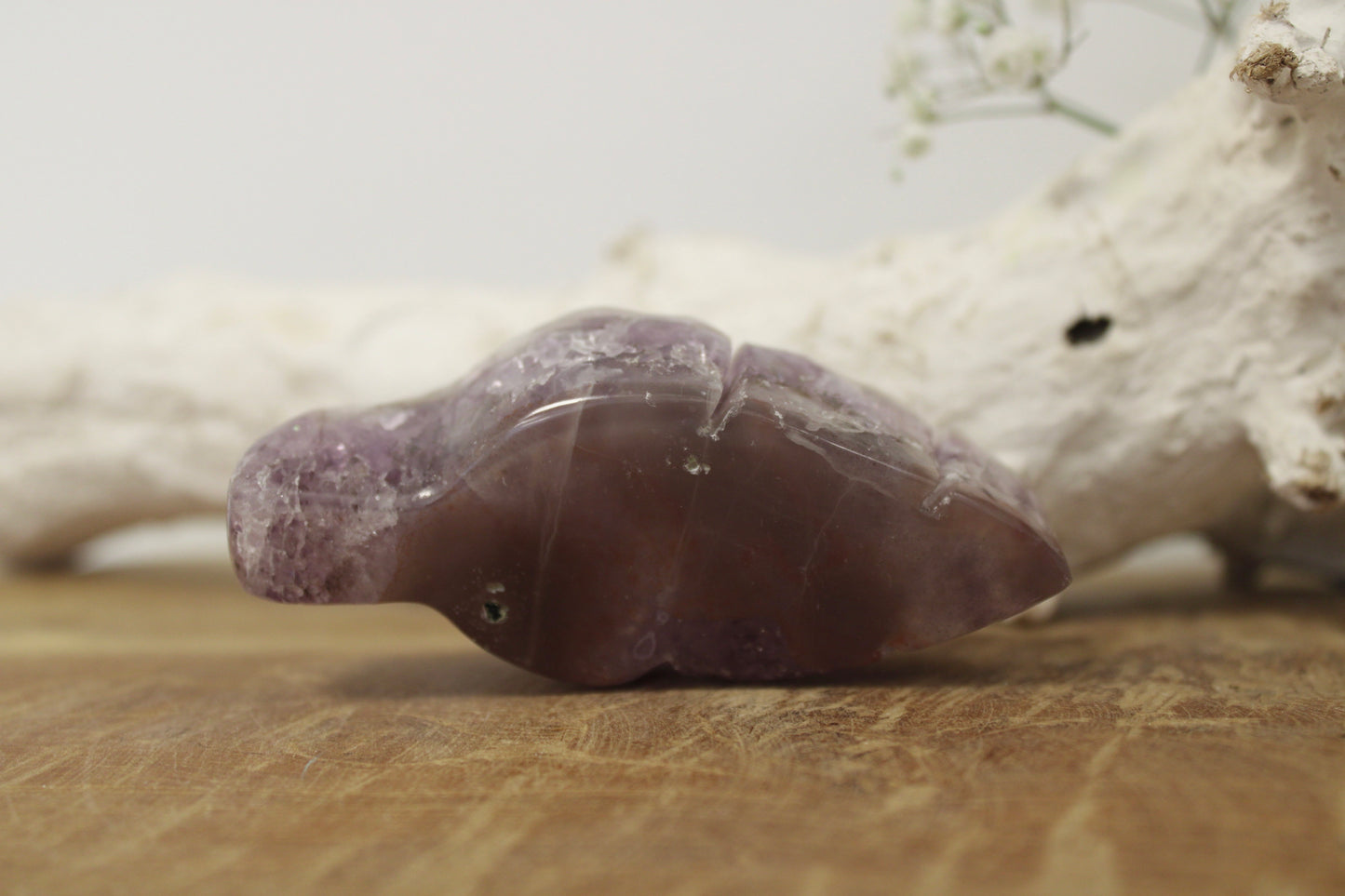 Sugar amethist blaadje - Gemstone Dreams