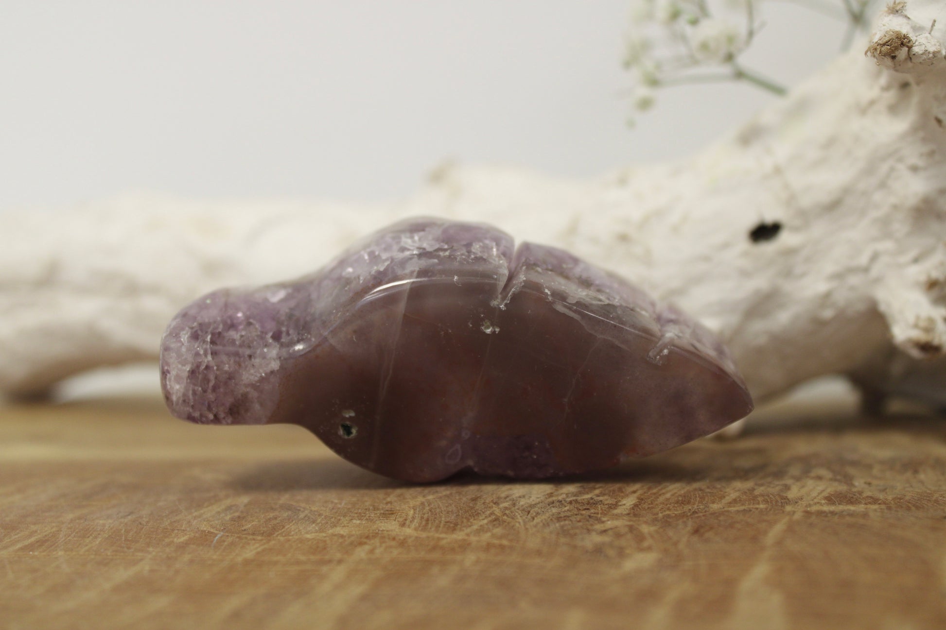 Sugar amethist blaadje - Gemstone Dreams