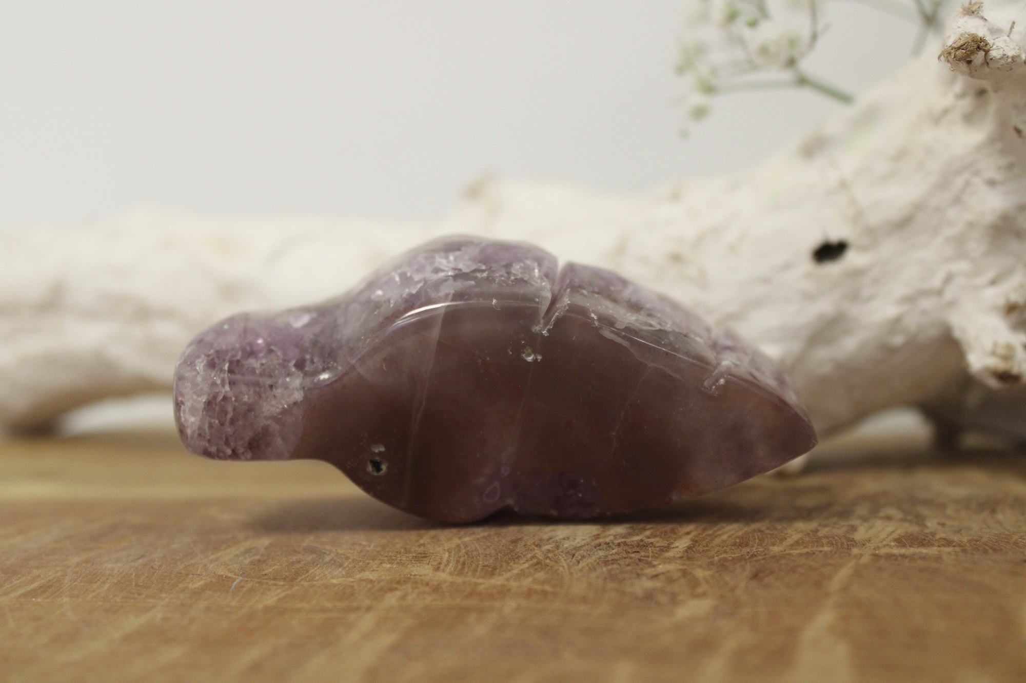 Sugar amethist blaadje - Gemstone Dreams