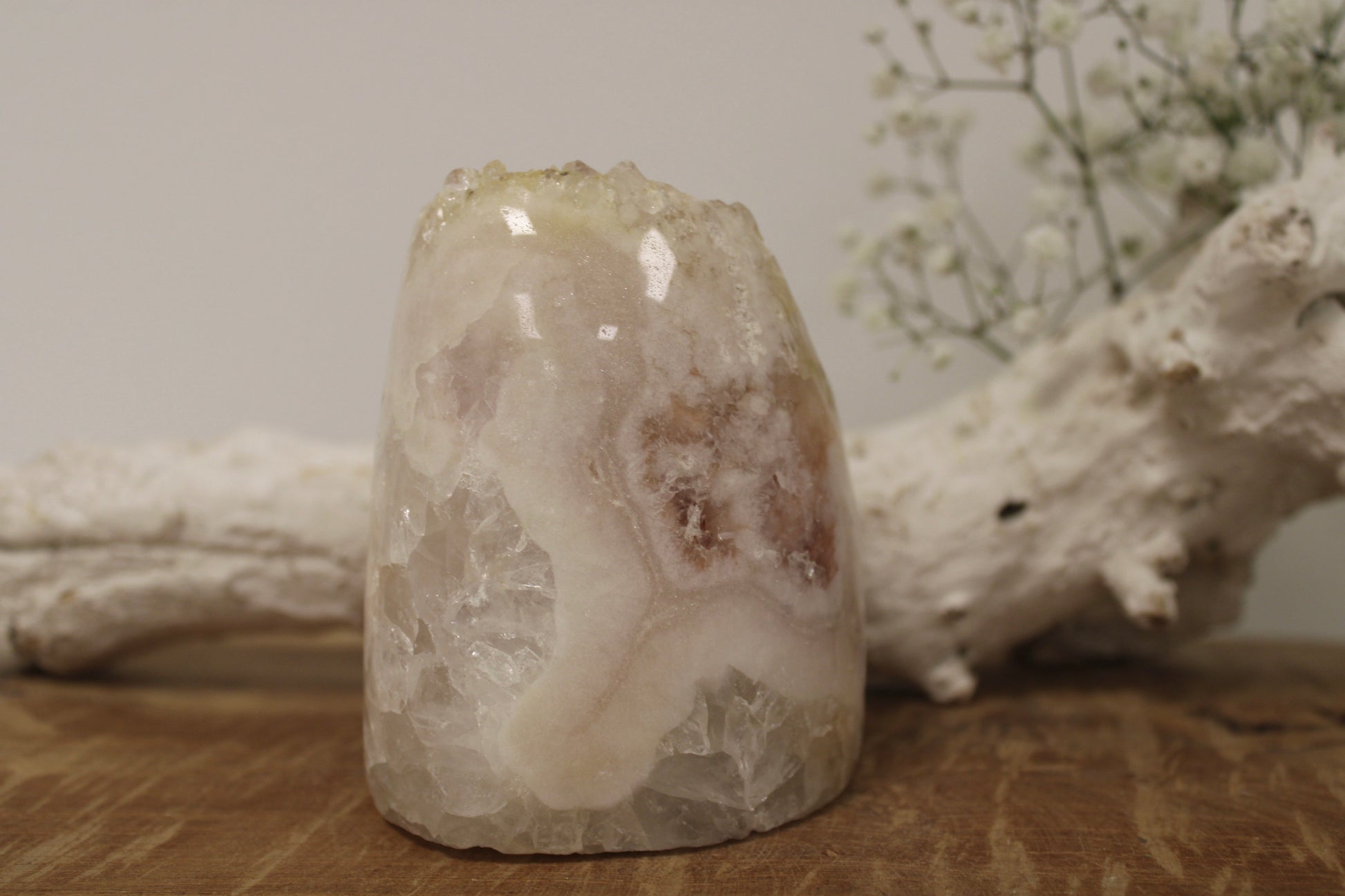 Roze amethist freeform - Gemstone Dreams