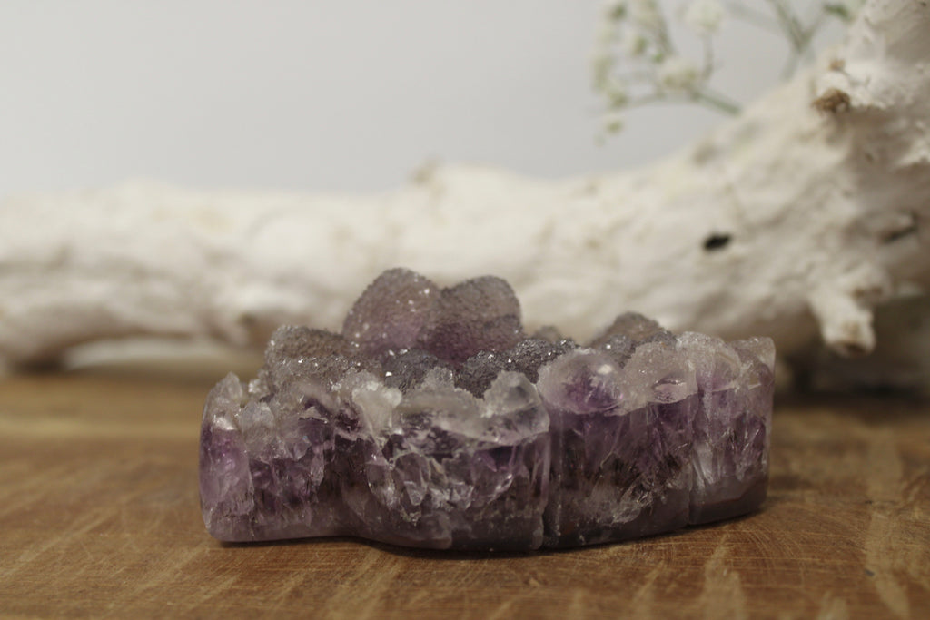 Sugar amethist blaadje - Gemstone Dreams