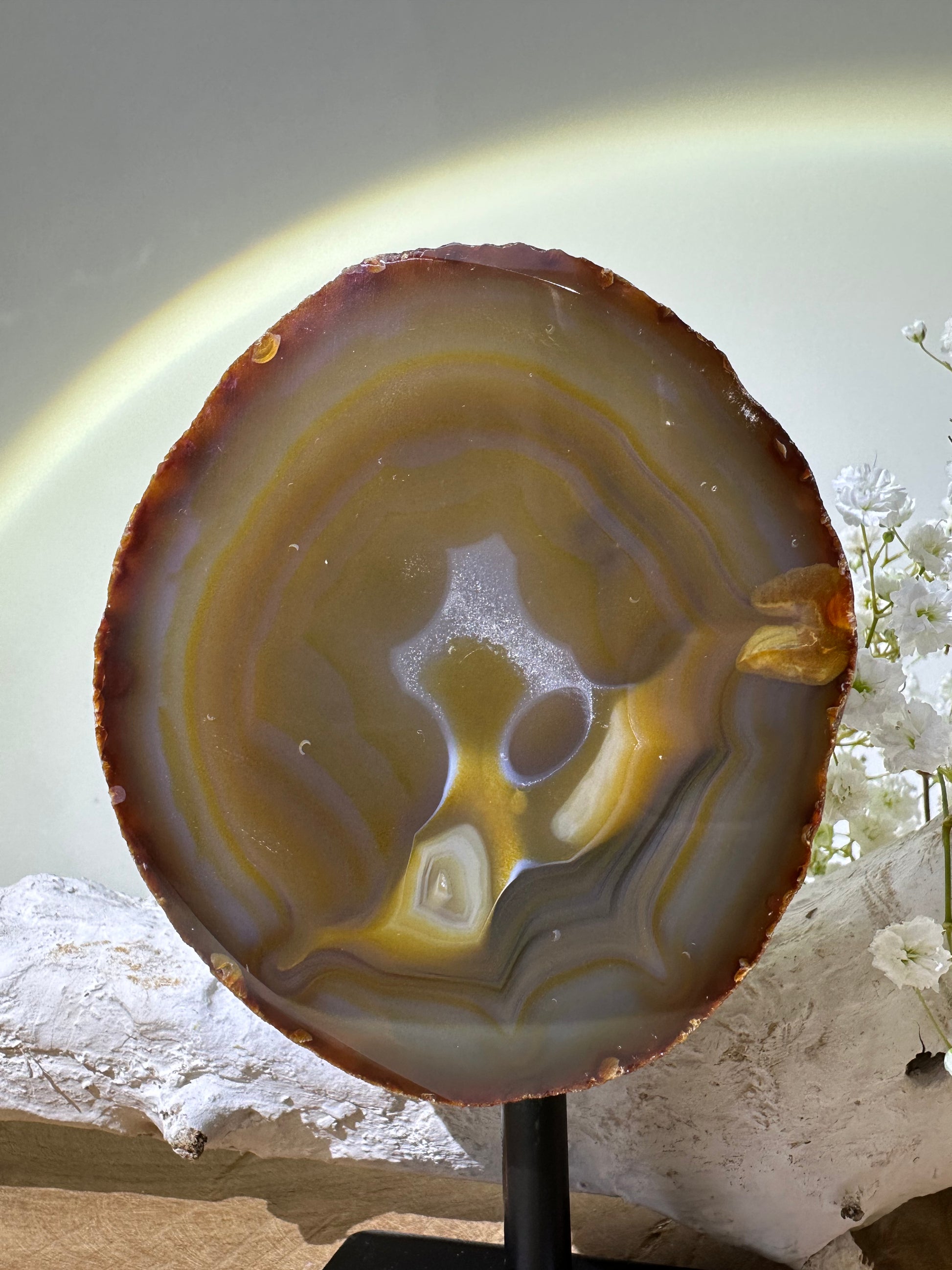 Agaat op standaard - Gemstone Dreams