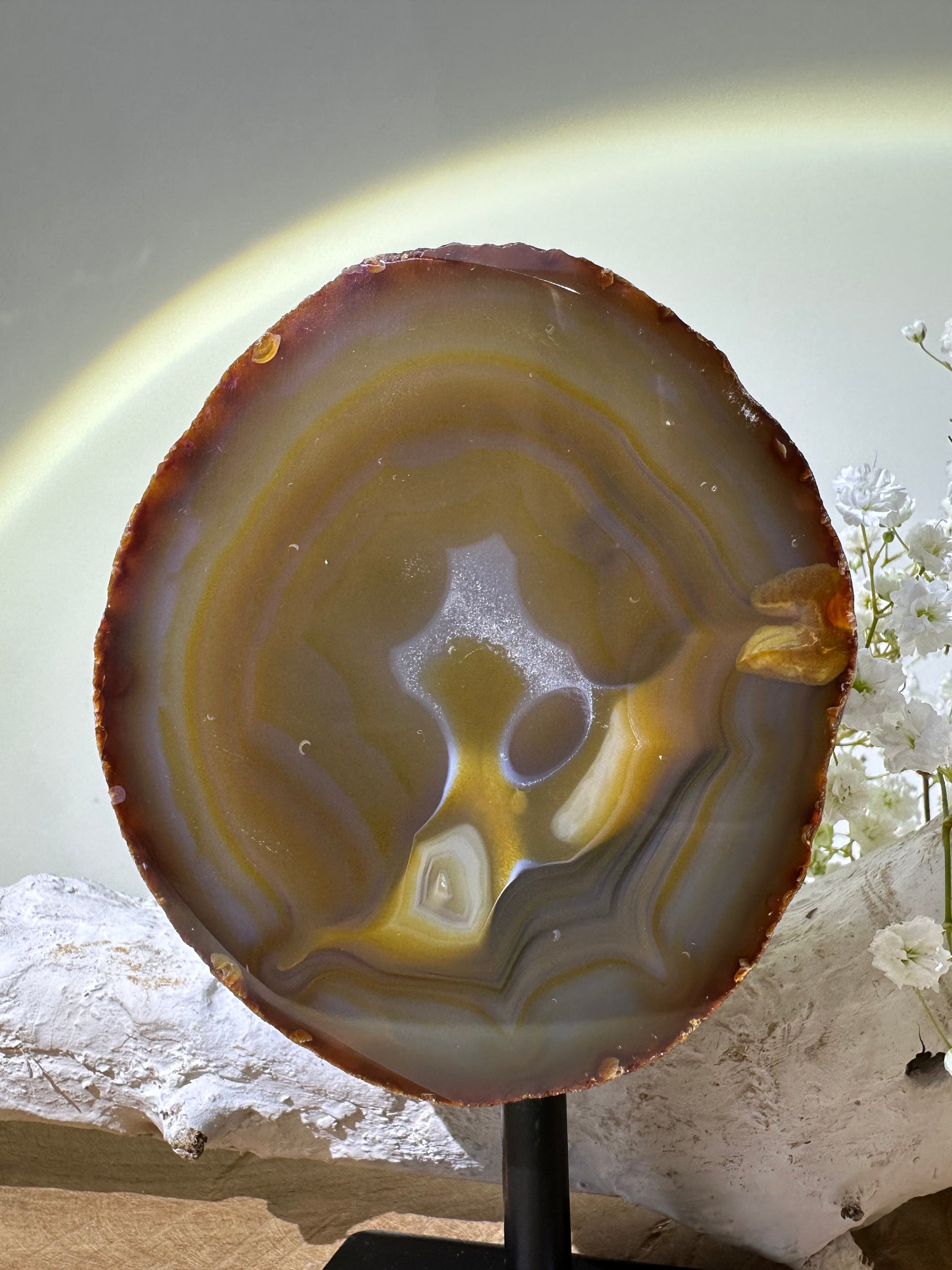 Agaat op standaard - Gemstone Dreams