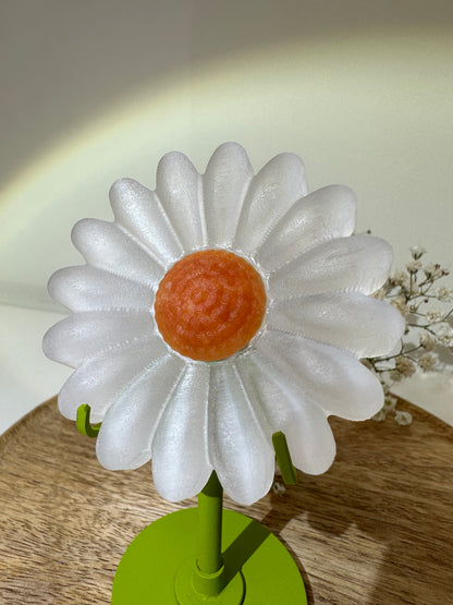 Seleniet bloem op standaard - Gemstone Dreams