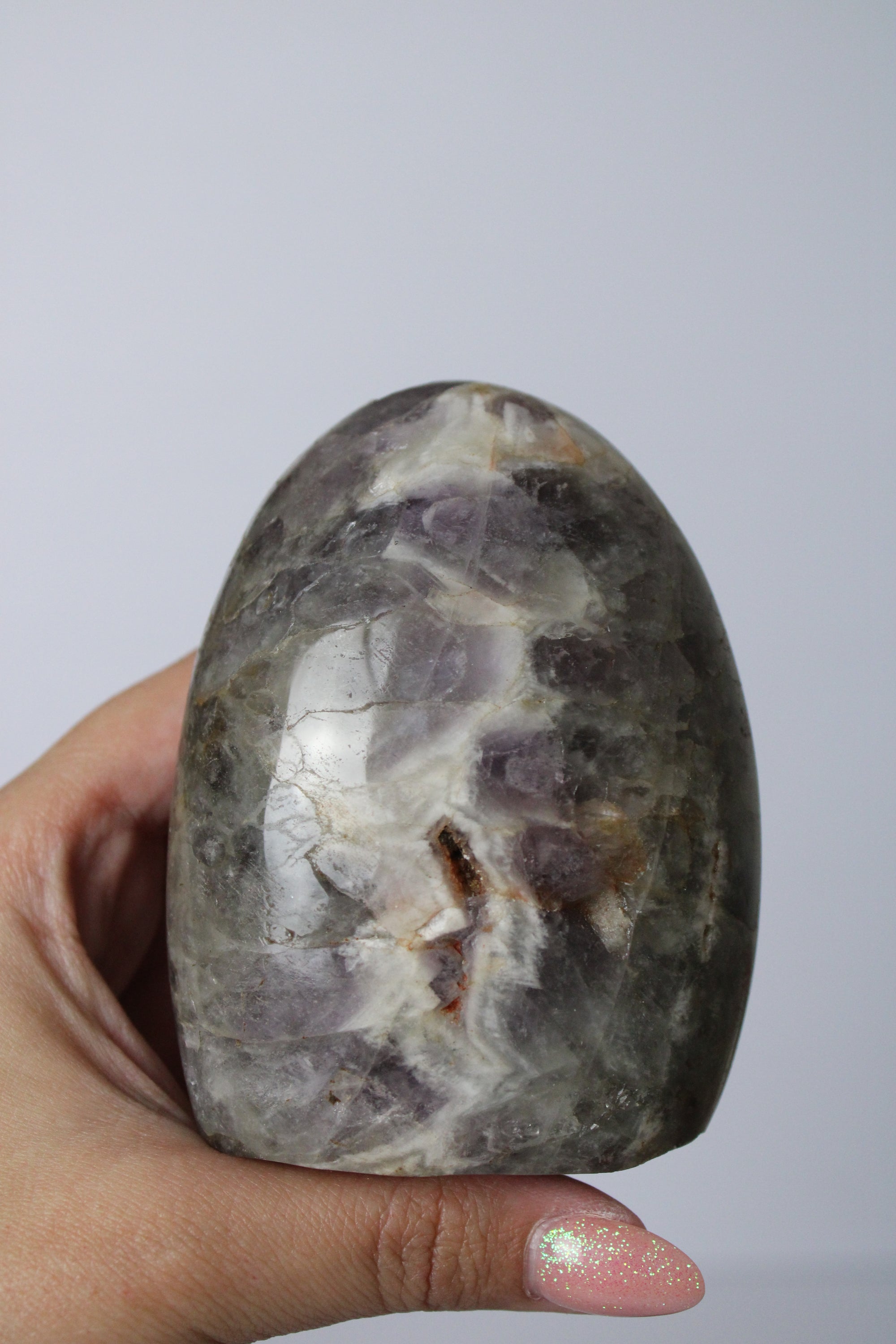 Chevron amethist freeform - Gemstone Dreams