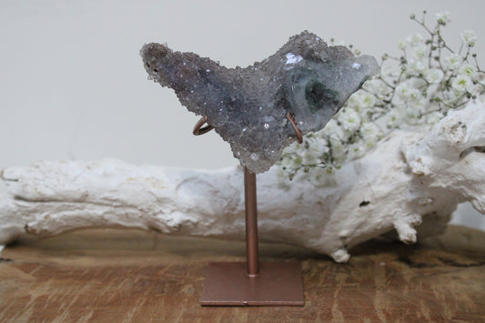 Amethist stalactiet op standaard - Gemstone Dreams
