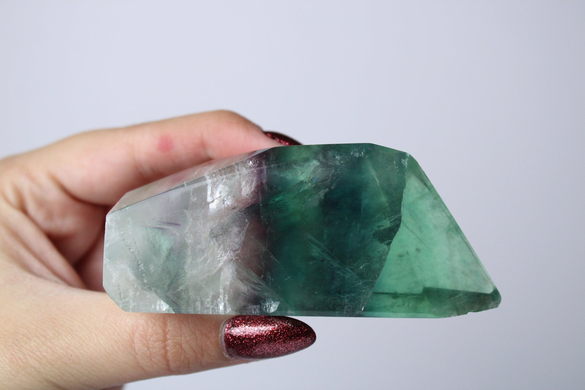 Regenboog fluoriet freeform - Gemstone Dreams