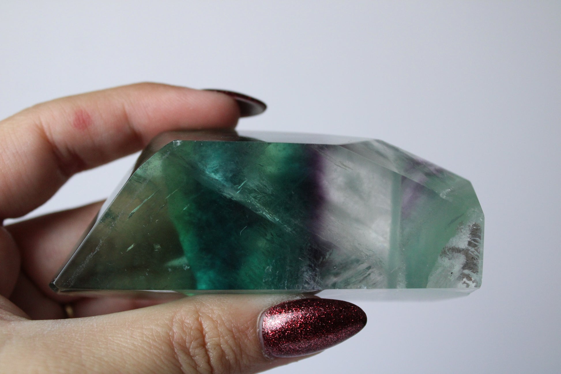 Regenboog fluoriet freeform - Gemstone Dreams