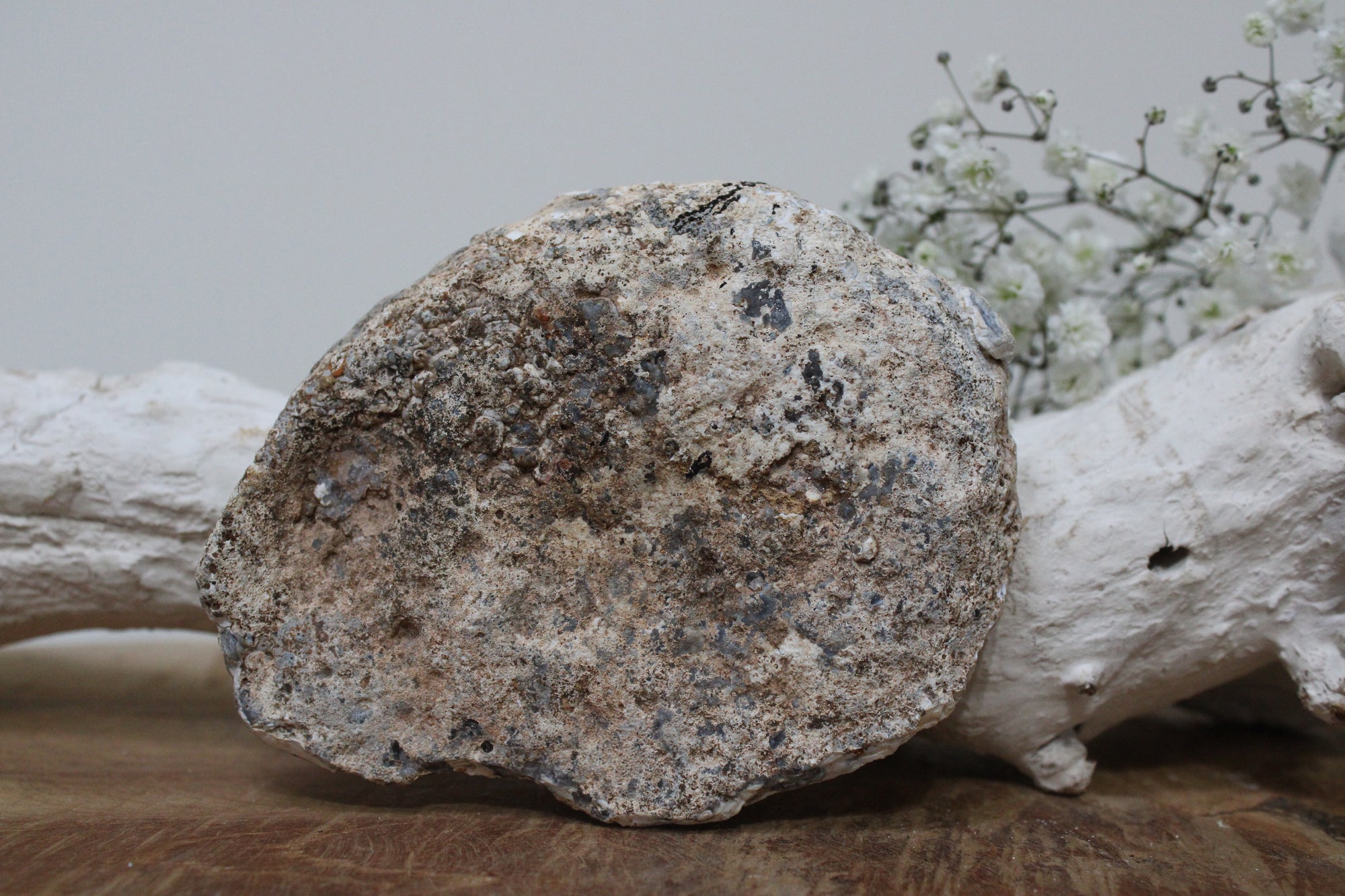 Amethist stalactiet agaatgeode - Gemstone Dreams