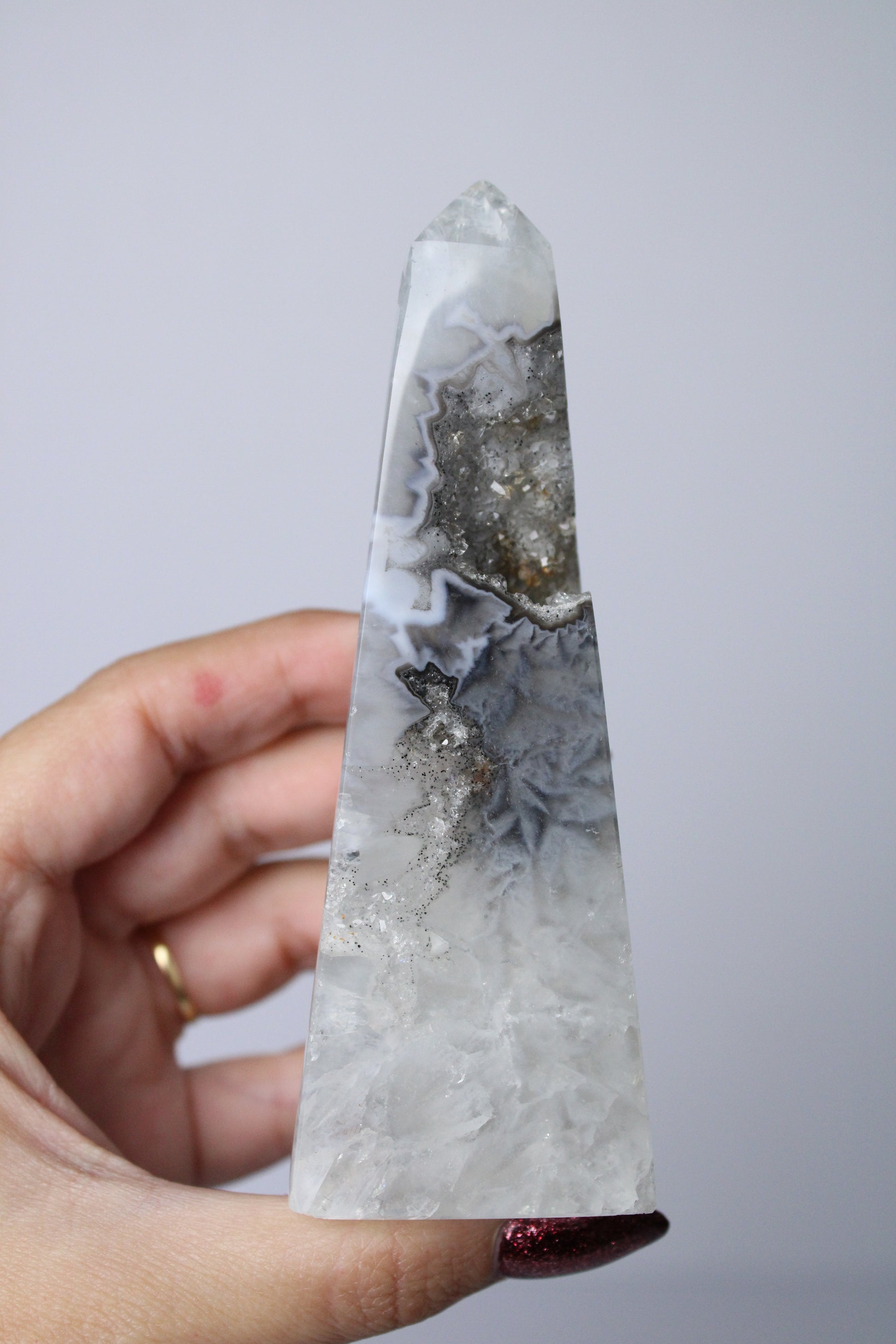 Agaat obelisk - Gemstone Dreams