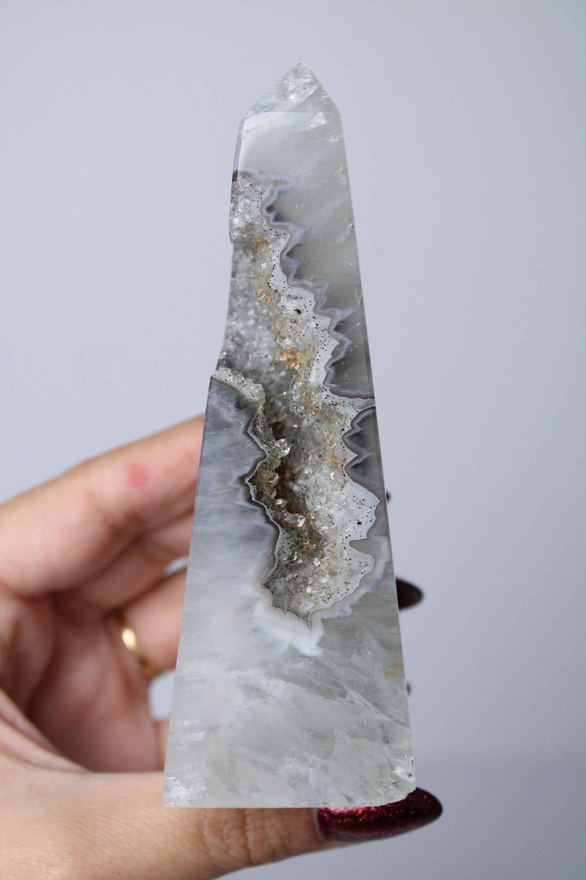 Agaat obelisk - Gemstone Dreams
