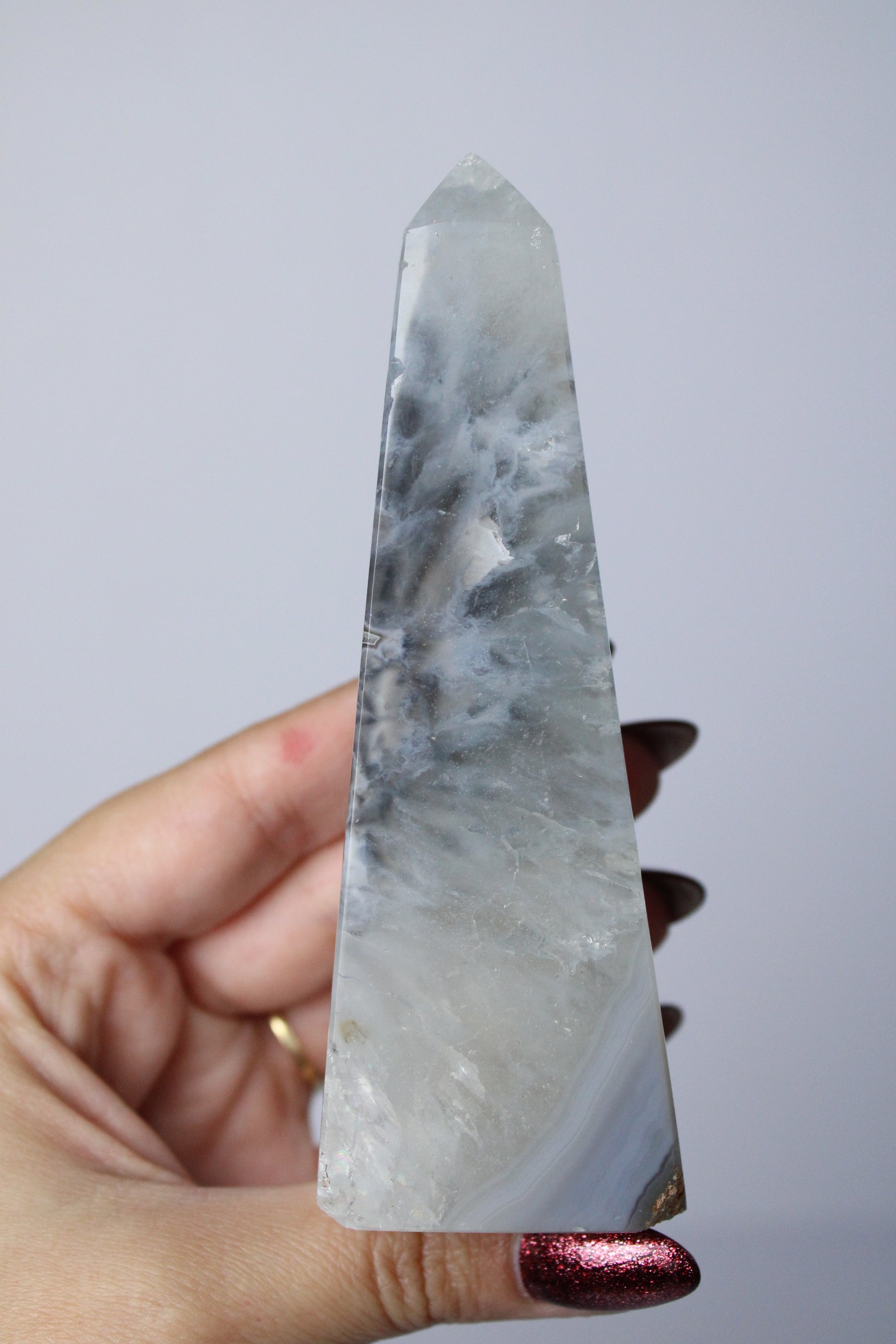 Agaat obelisk - Gemstone Dreams