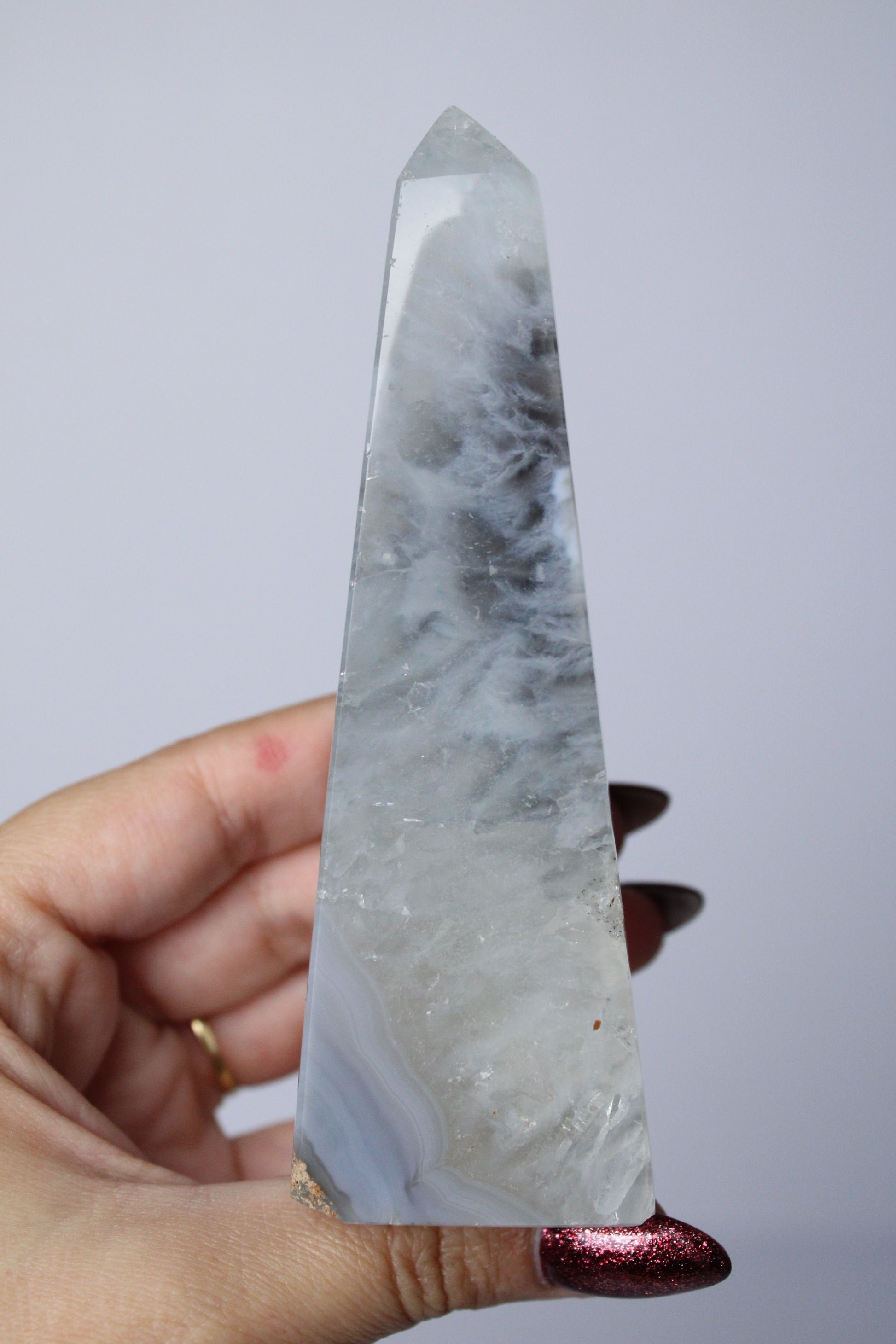 Agaat obelisk - Gemstone Dreams