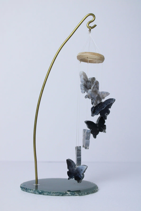 Windgong vlinders agaat - Gemstone Dreams