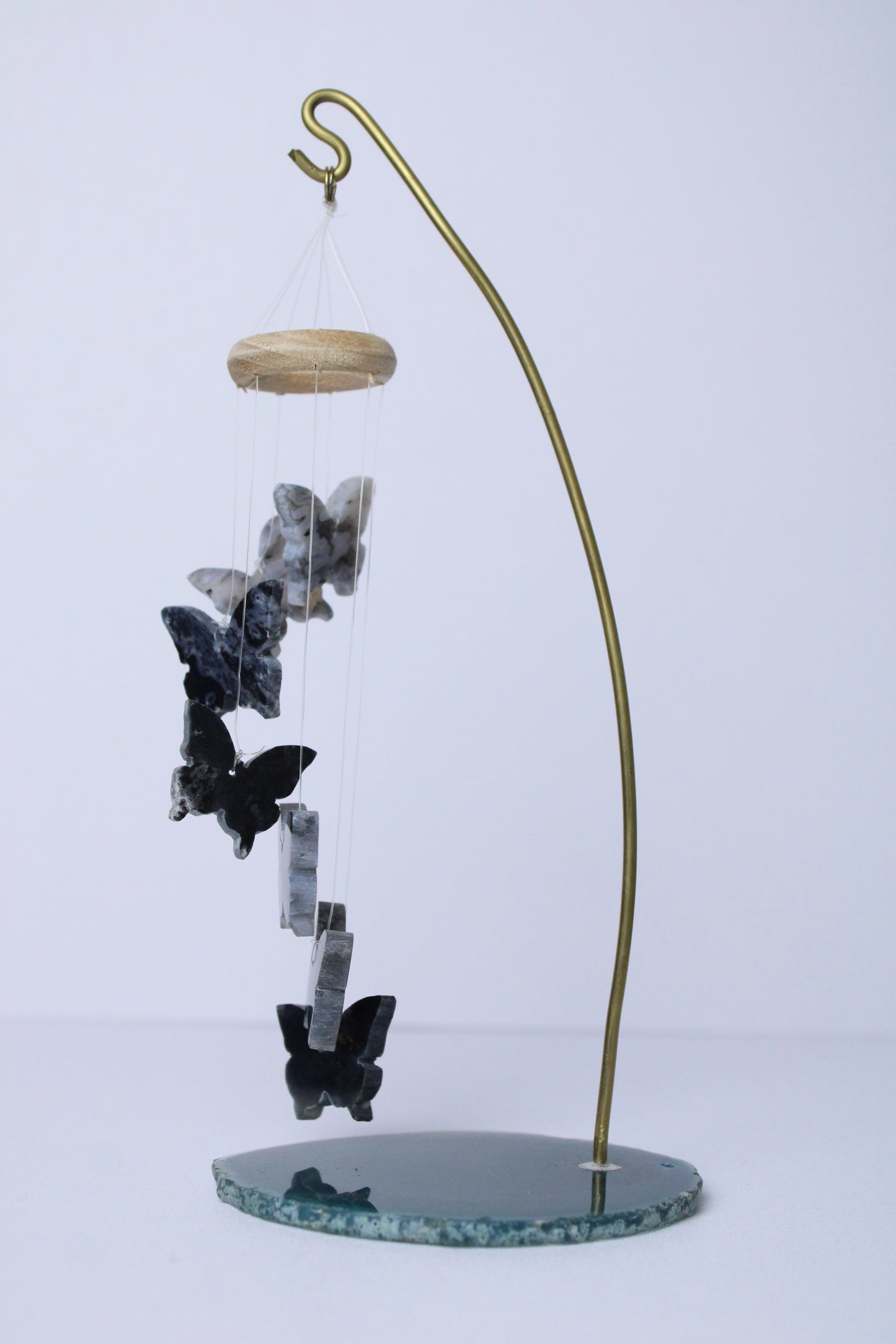 Windgong vlinders agaat - Gemstone Dreams