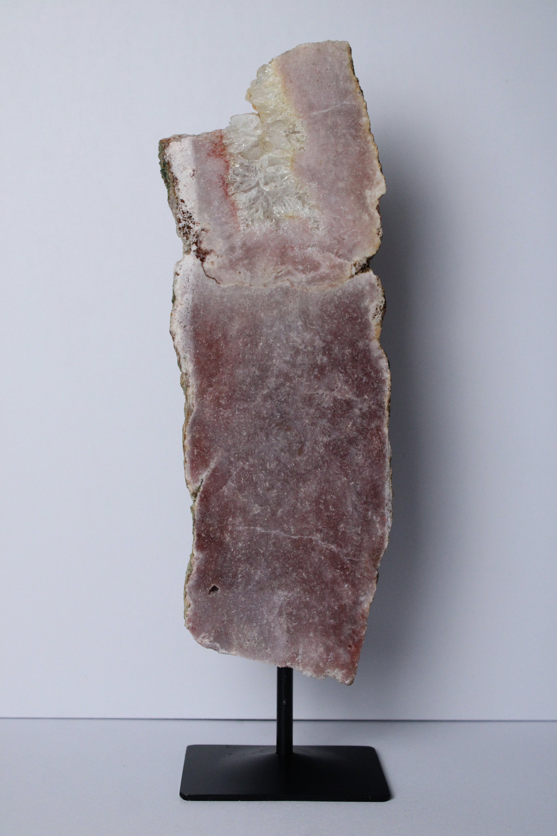 XL Roze amethist op standaard - Gemstone Dreams