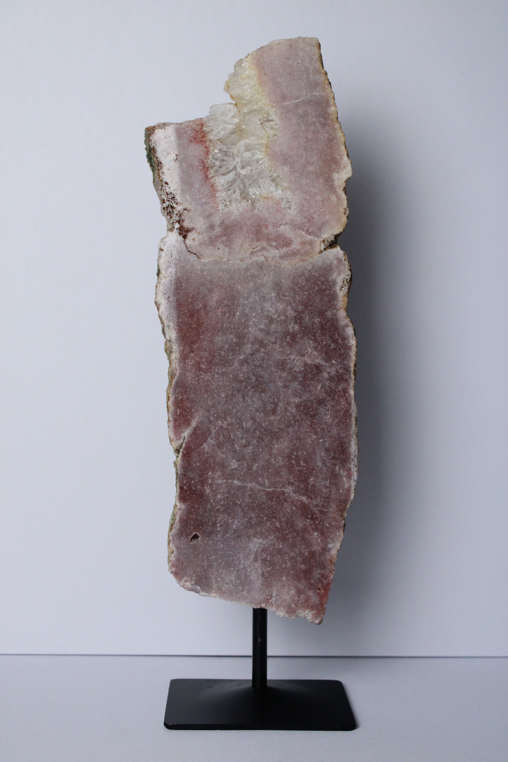 XL Roze amethist op standaard - Gemstone Dreams