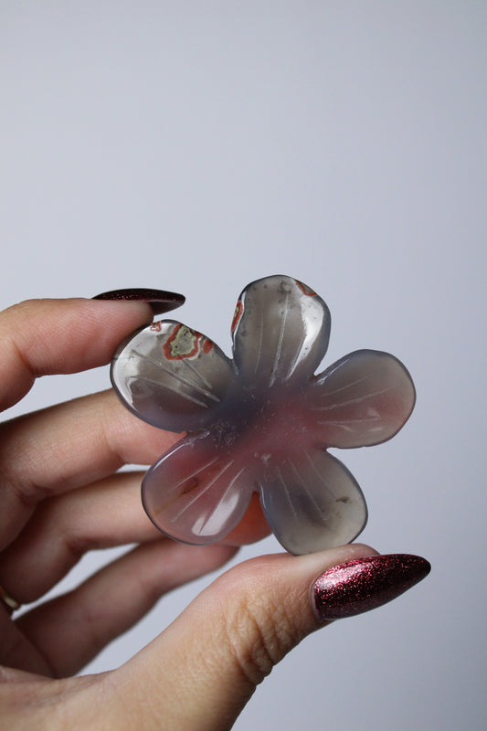 Mosagaat bloemetje - Gemstone Dreams