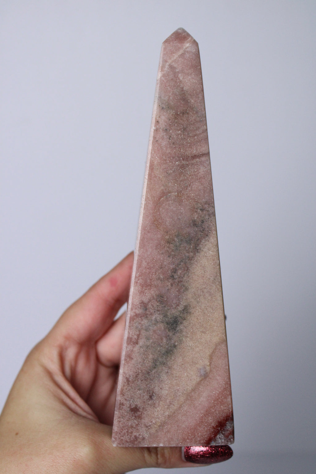 Roze amethist toren - Gemstone Dreams