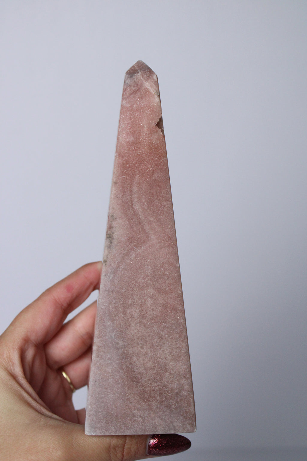 Roze amethist toren - Gemstone Dreams