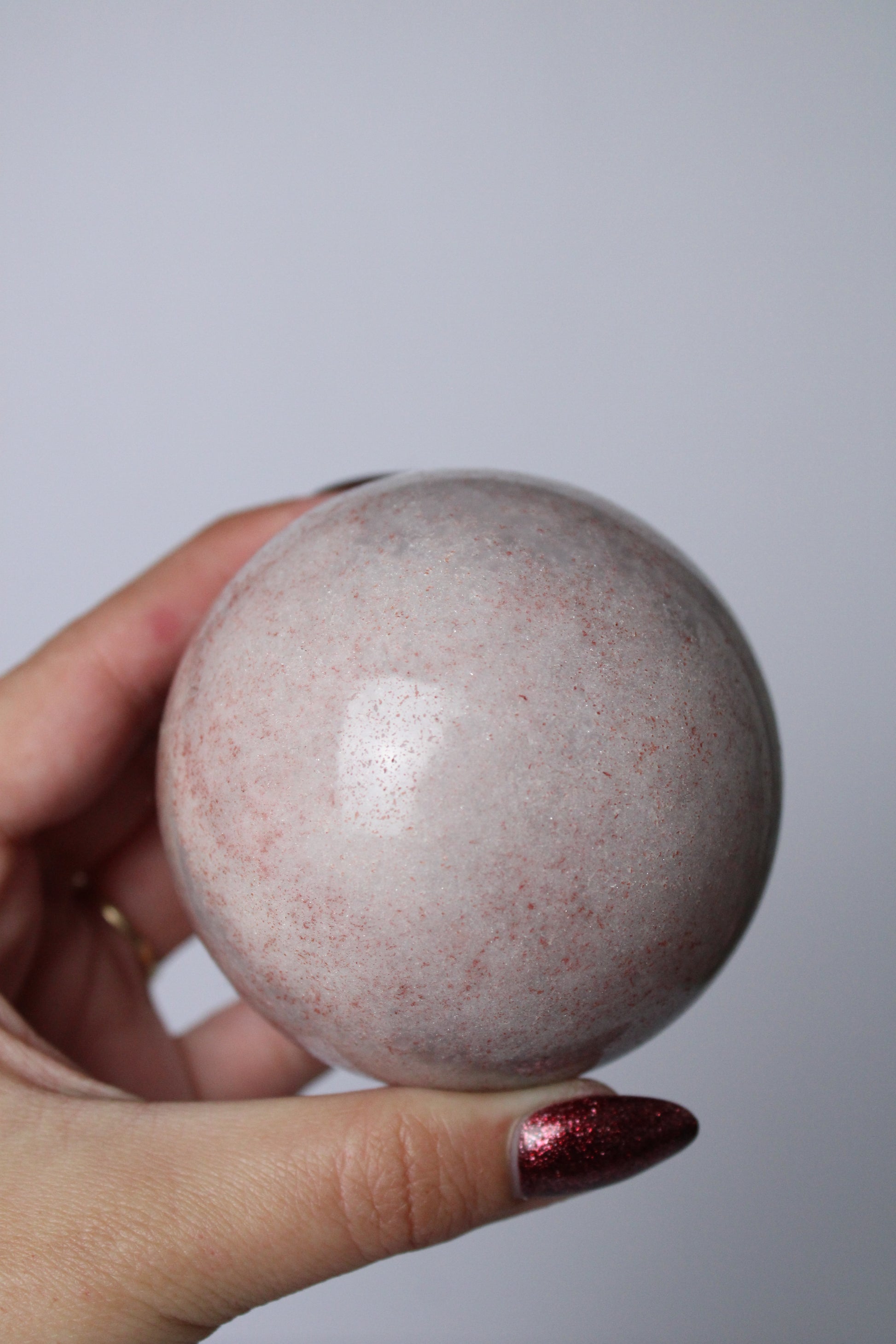 Roze amethist sphere - Gemstone Dreams