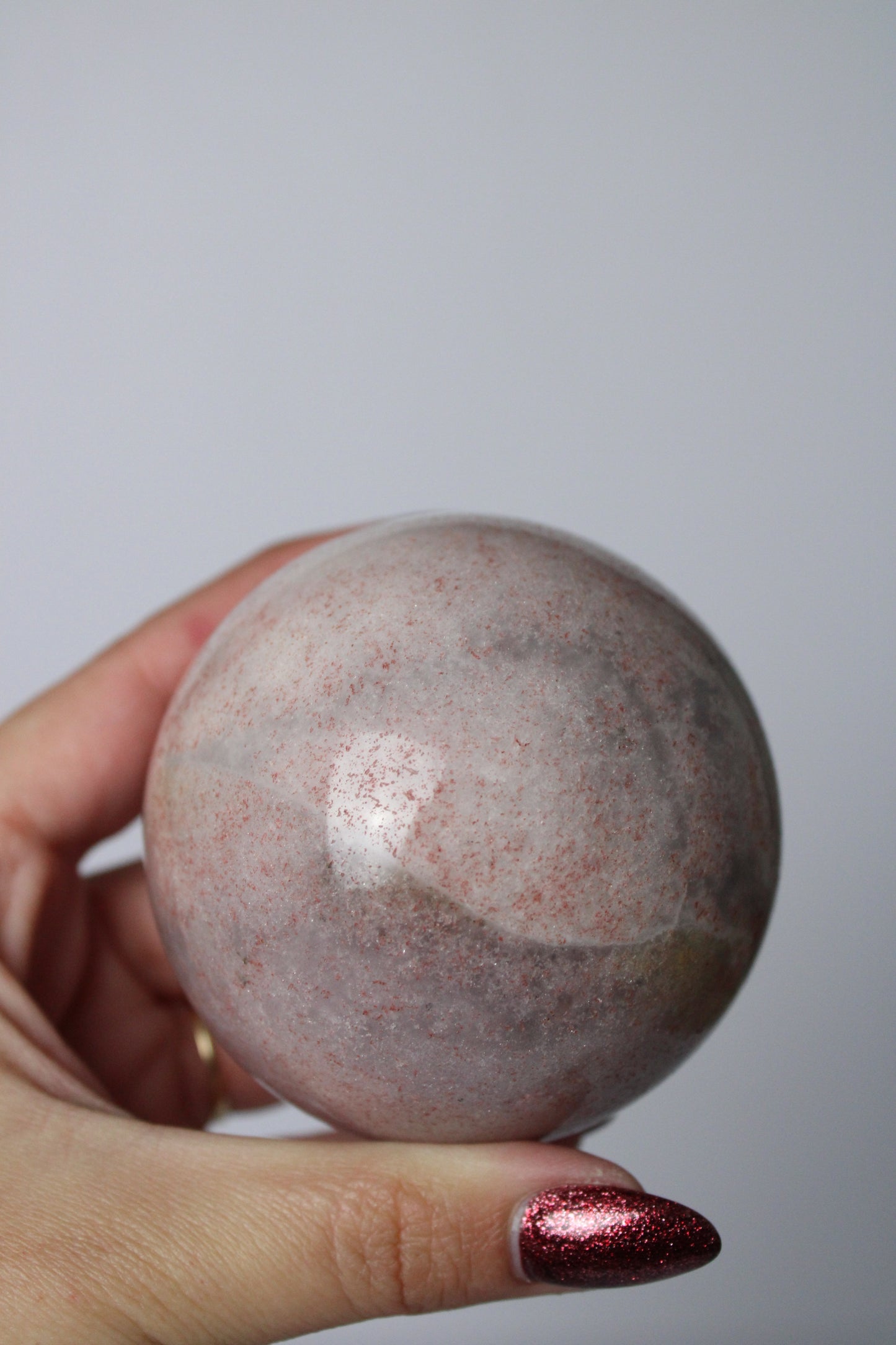 Roze amethist sphere - Gemstone Dreams