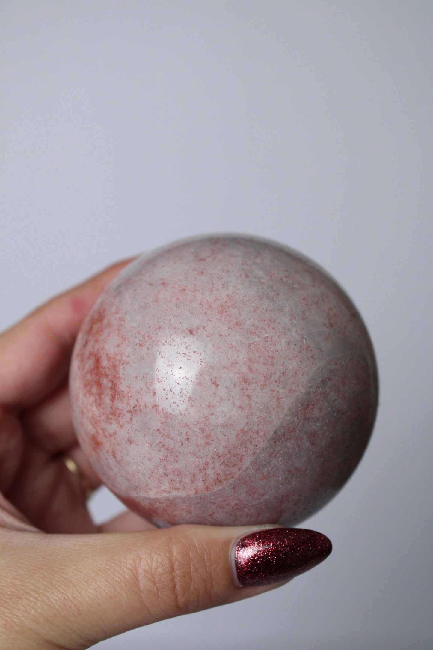 Roze amethist sphere - Gemstone Dreams