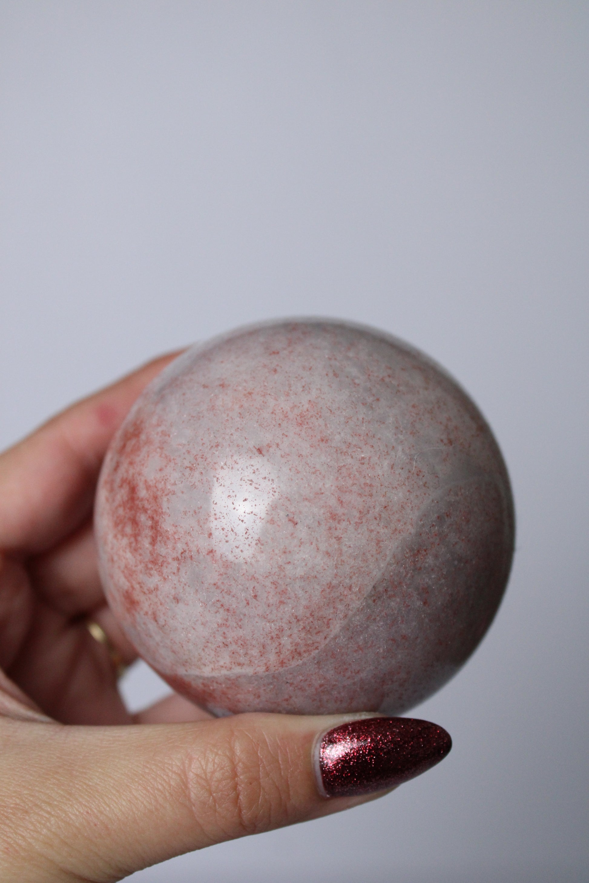 Roze amethist sphere - Gemstone Dreams