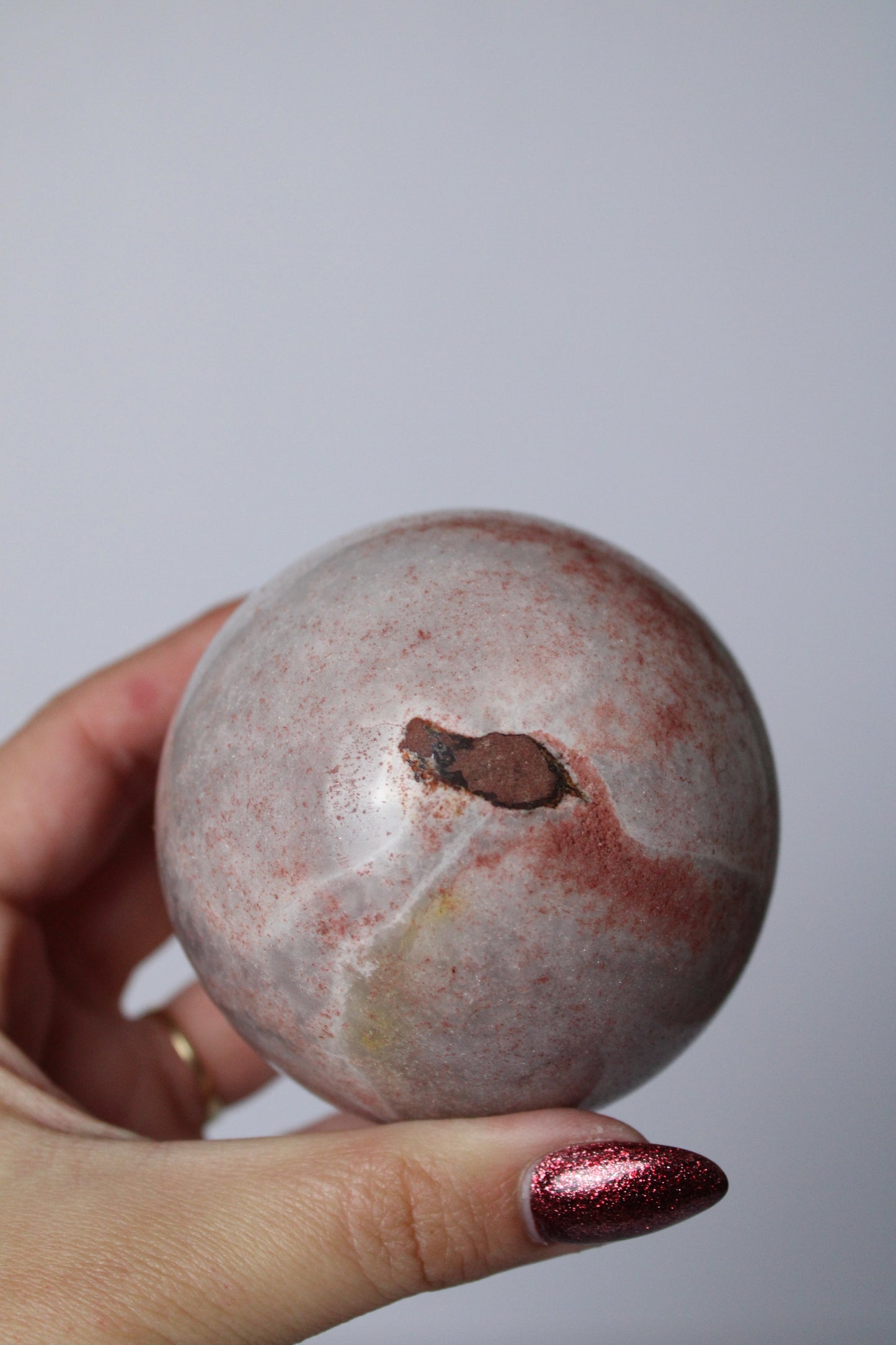 Roze amethist sphere - Gemstone Dreams