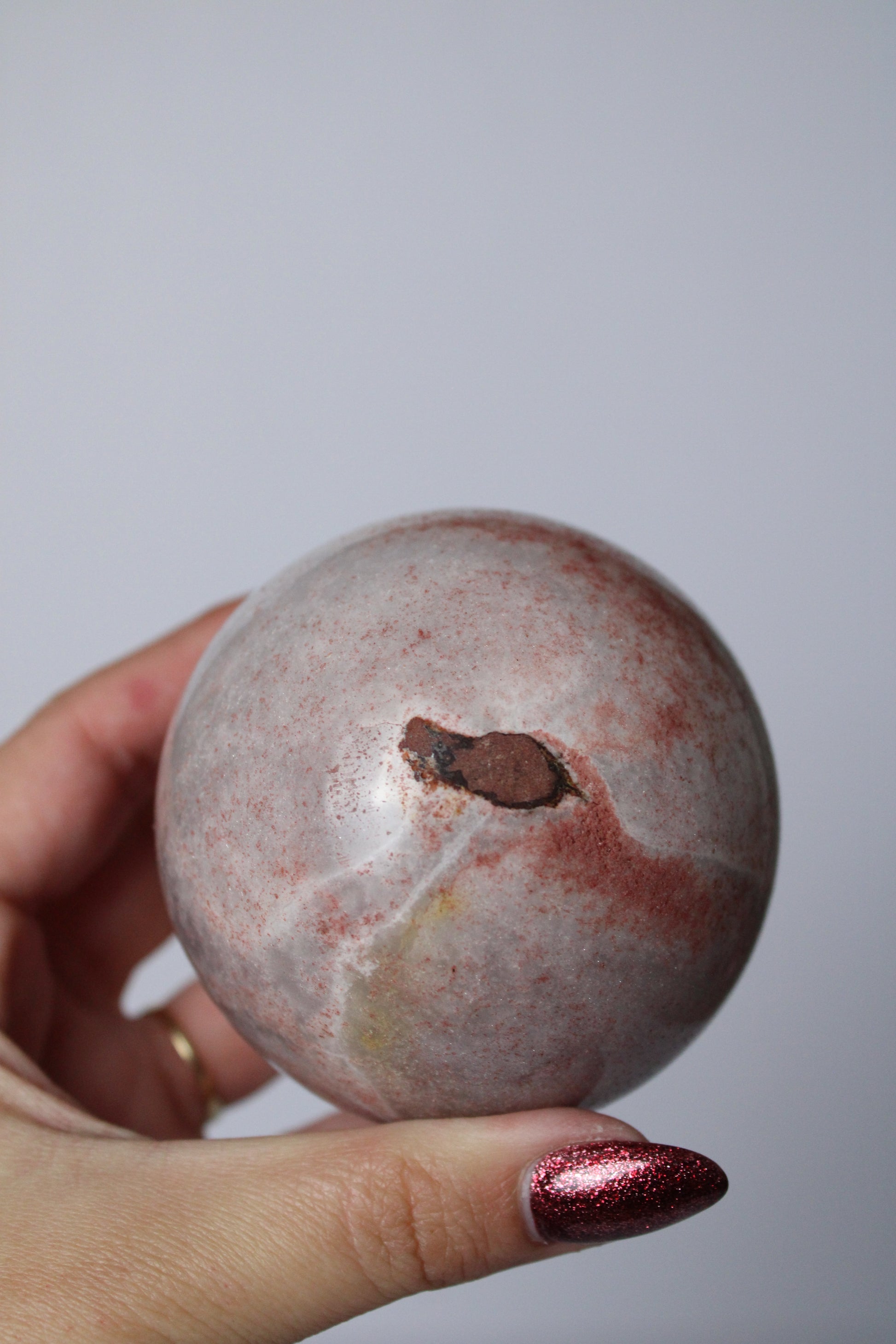 Roze amethist sphere - Gemstone Dreams