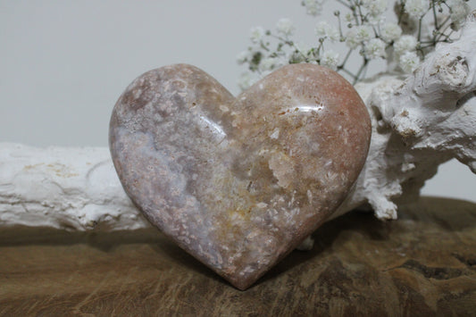 Roze amethist hart - Gemstone Dreams