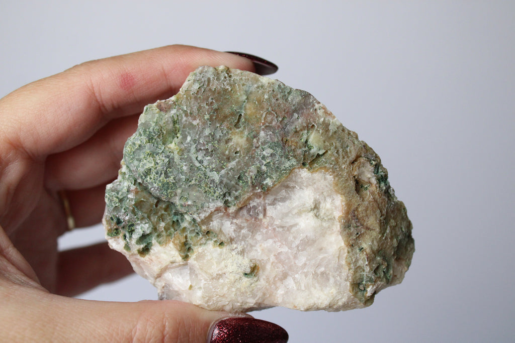 Regenboog amethist cluster - Gemstone Dreams
