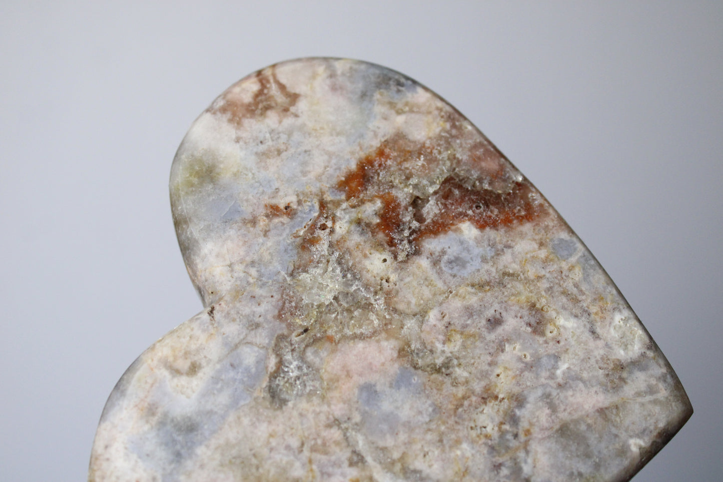 Roze amethist hart - Gemstone Dreams