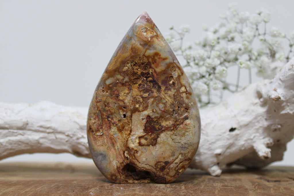 Roze amethist vlam - Gemstone Dreams