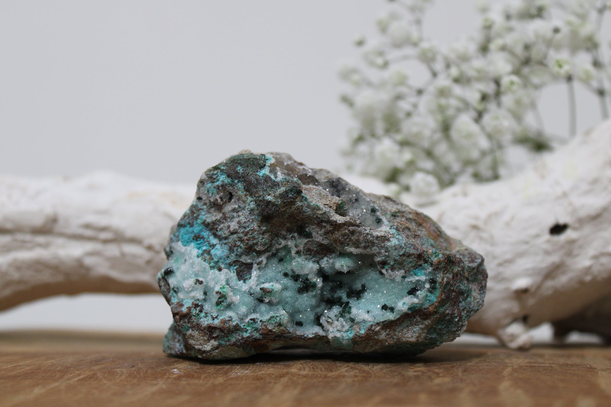 Chrysocolla cluster - Gemstone Dreams