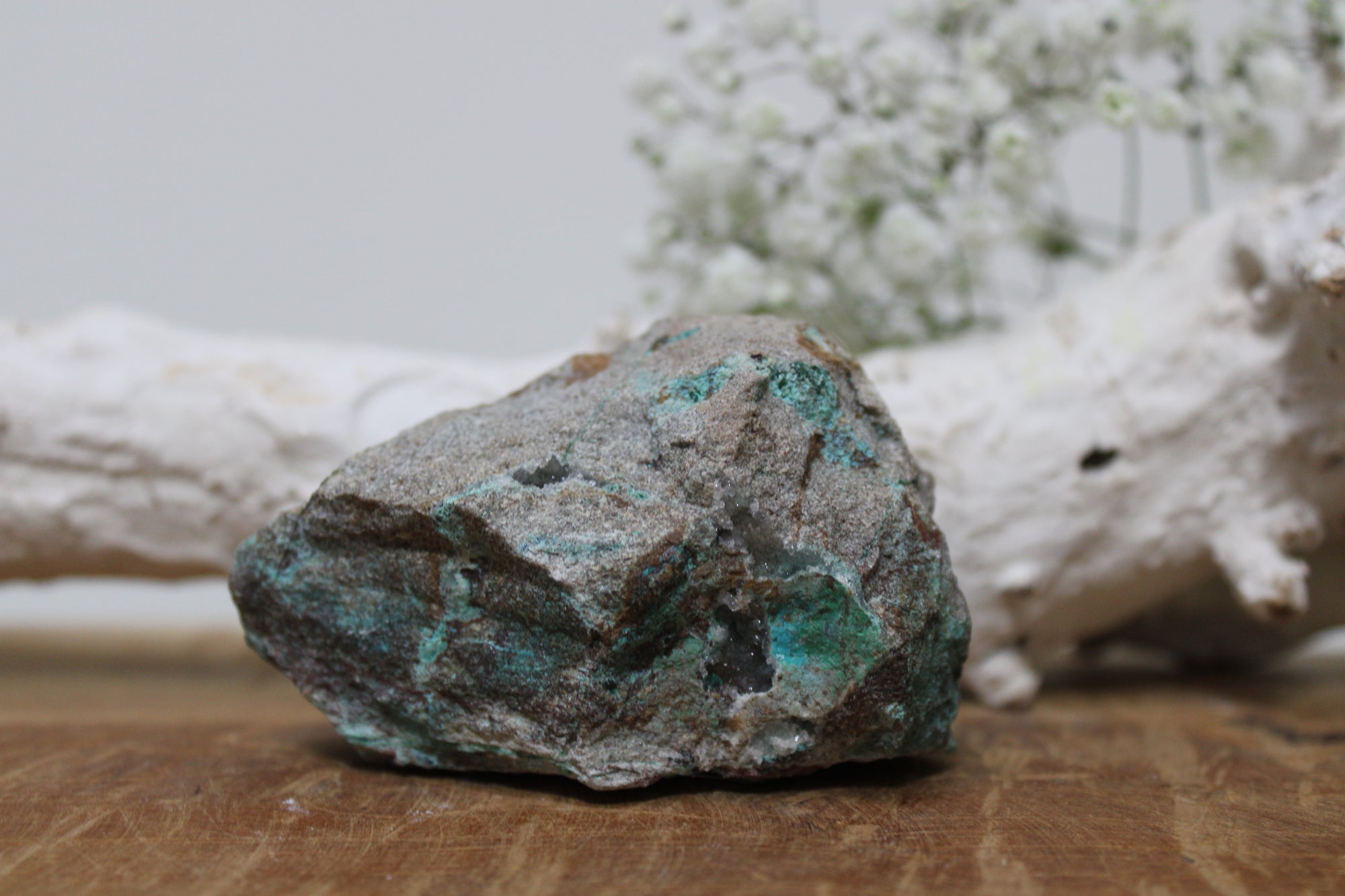 Chrysocolla cluster - Gemstone Dreams