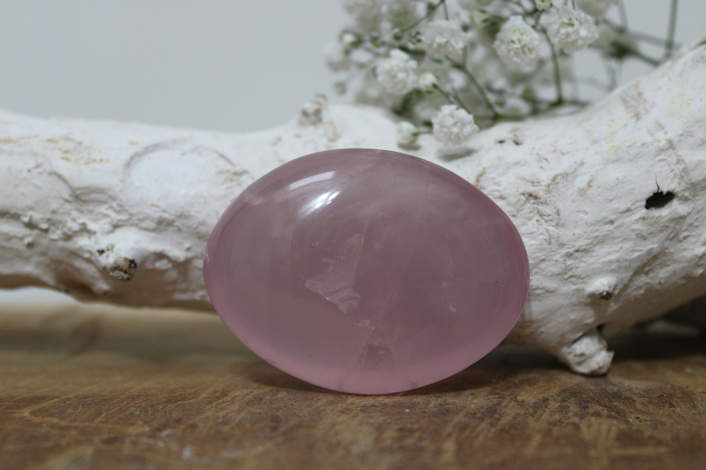 Rozenkwarts palmsteen A+ kwaliteit - Gemstone Dreams