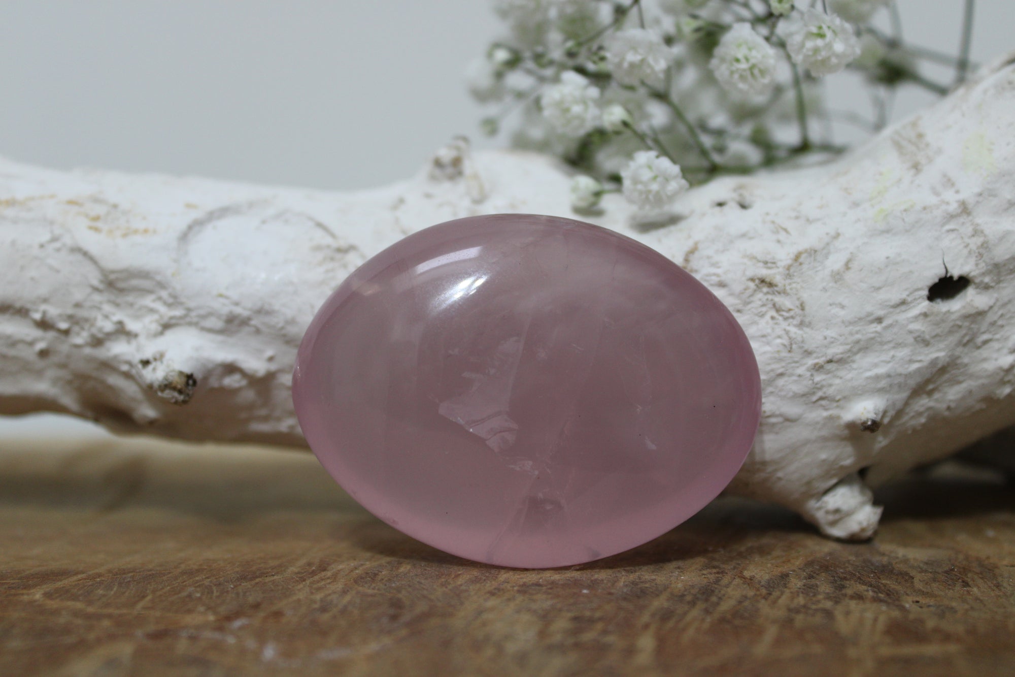 Rozenkwarts palmsteen A+ kwaliteit - Gemstone Dreams
