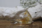 Bergkristal met golden healer freeform - Gemstone Dreams
