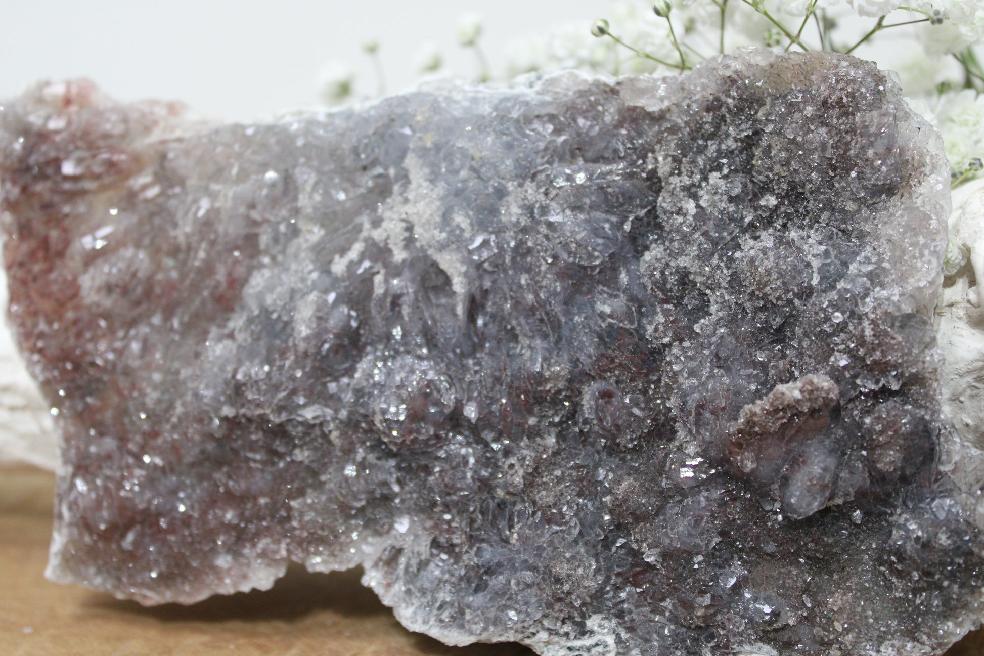 Flower amethyst cluster - Gemstone Dreams